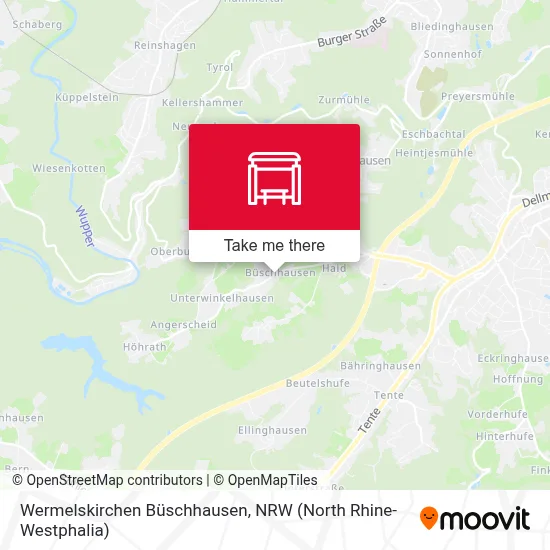 Wermelskirchen Büschhausen map