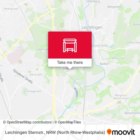 Карта Leichlingen Sternstr.