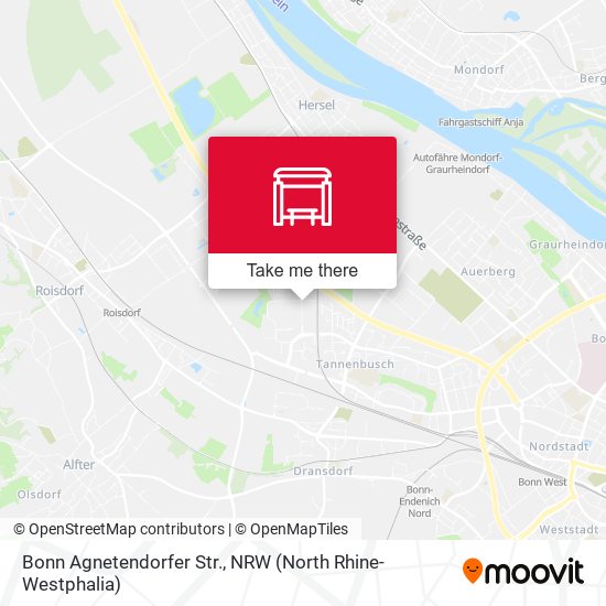 Bonn Agnetendorfer Str. map