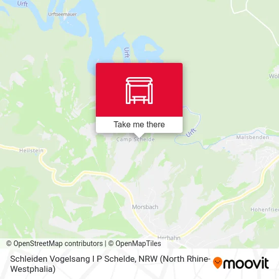 Карта Schleiden Vogelsang I P Schelde