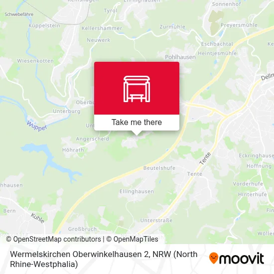 Wermelskirchen Oberwinkelhausen 2 map