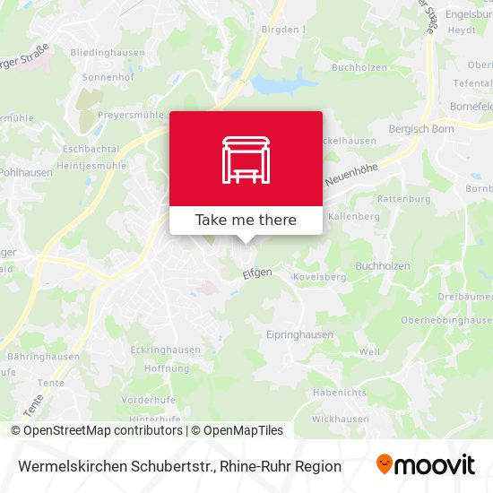 Wermelskirchen Schubertstr. map