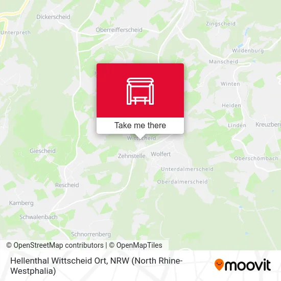 Карта Hellenthal Wittscheid Ort