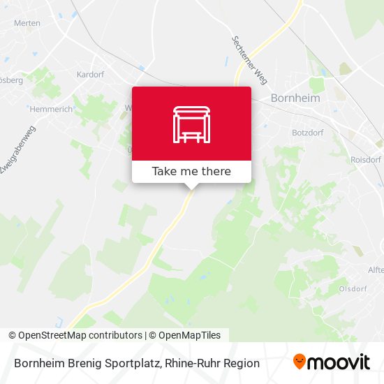 Bornheim Brenig Sportplatz map