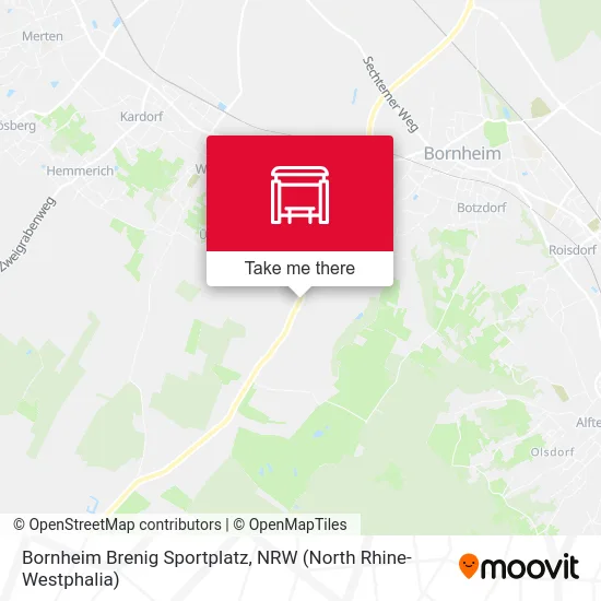 Bornheim Brenig Sportplatz map
