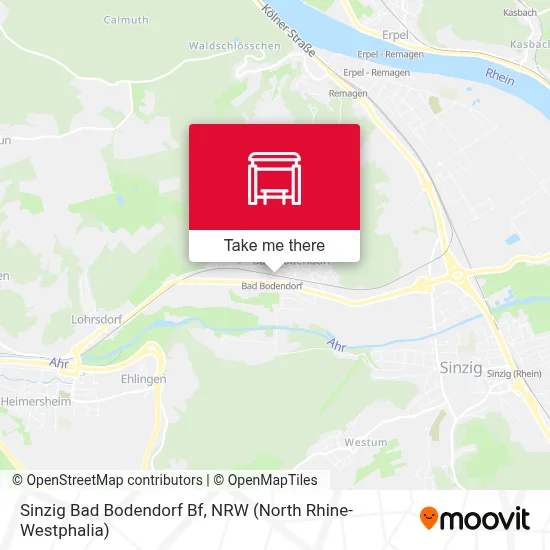 Sinzig Bad Bodendorf Bf map