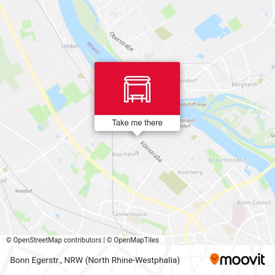 Карта Bonn Egerstr.