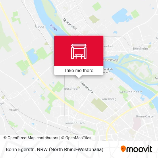Bonn Egerstr. map