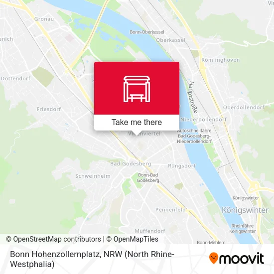 Карта Bonn Hohenzollernplatz