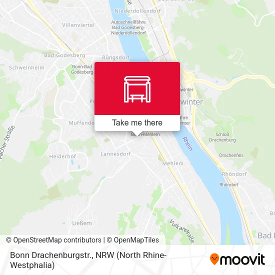 Карта Bonn Drachenburgstr.