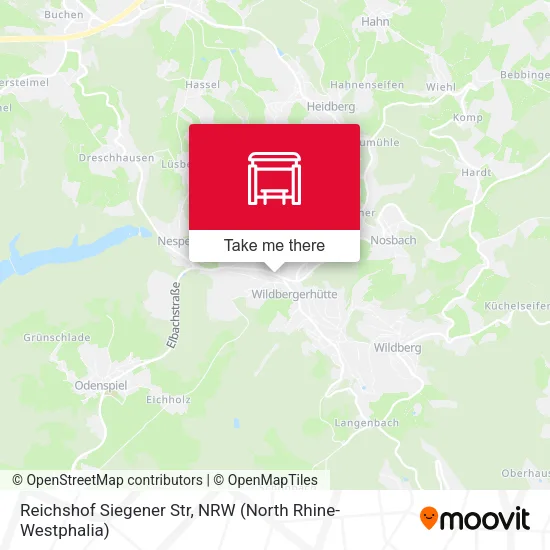 Карта Reichshof Siegener Str