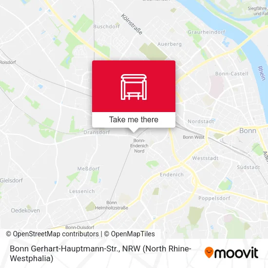 Карта Bonn Gerhart-Hauptmann-Str.