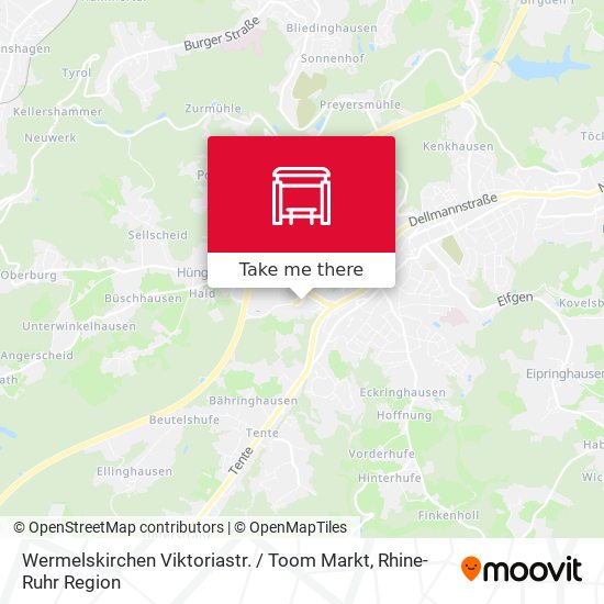 Wermelskirchen Viktoriastr. / Toom Markt map