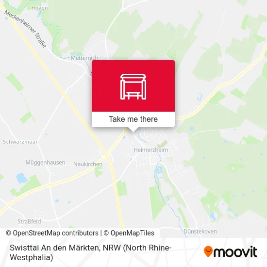 Карта Swisttal An den Märkten