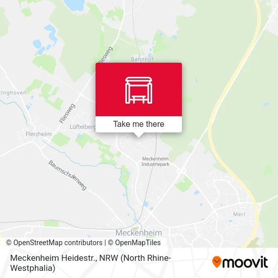 Карта Meckenheim Heidestr.