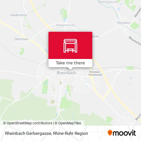 Rheinbach Gerbergasse map