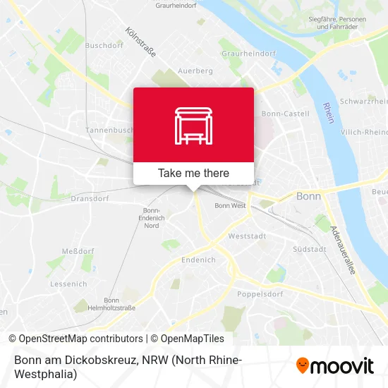 Карта Bonn am Dickobskreuz