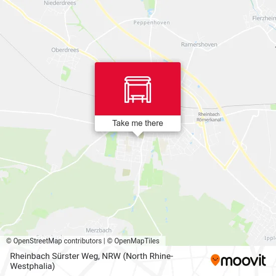 Rheinbach Sürster Weg map