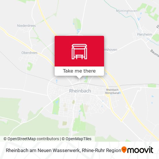 Rheinbach am Neuen Wasserwerk map
