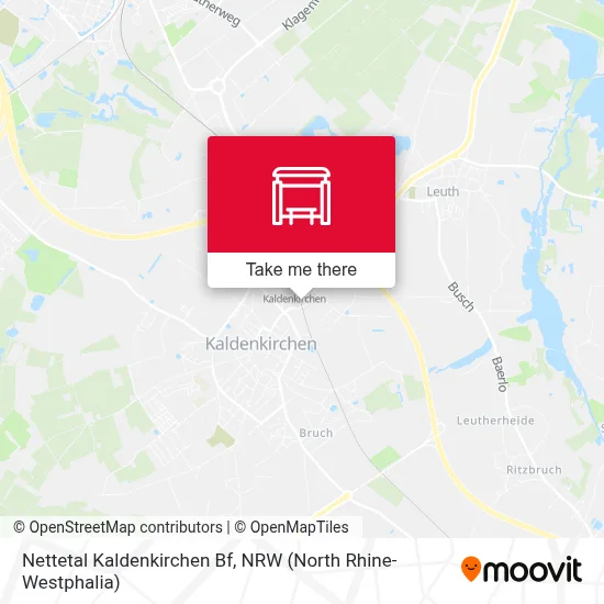 Nettetal Kaldenkirchen Bf map
