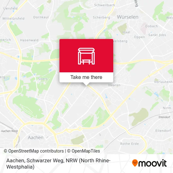 Карта Aachen, Schwarzer Weg