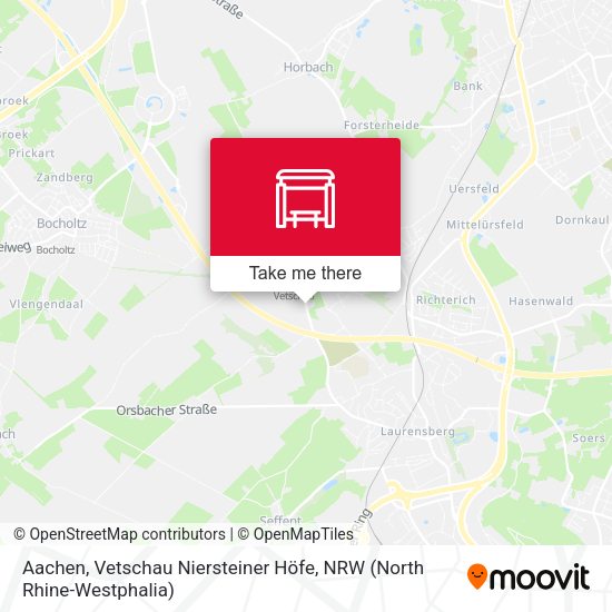 Карта Aachen, Vetschau Niersteiner Höfe