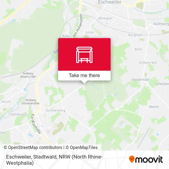 Карта Eschweiler, Stadtwald