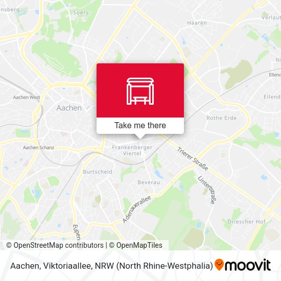Карта Aachen, Viktoriaallee