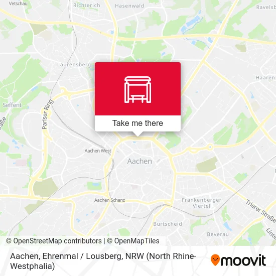 Карта Aachen, Ehrenmal / Lousberg