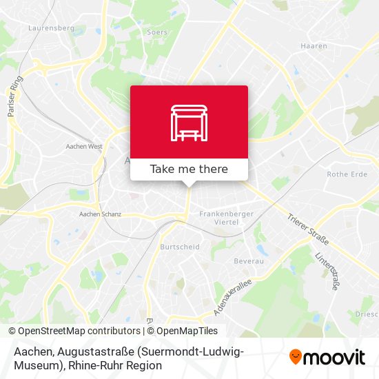 Aachen, Augustastraße (Suermondt-Ludwig-Museum) map