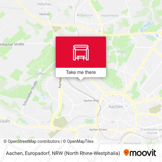 Карта Aachen, Europadorf