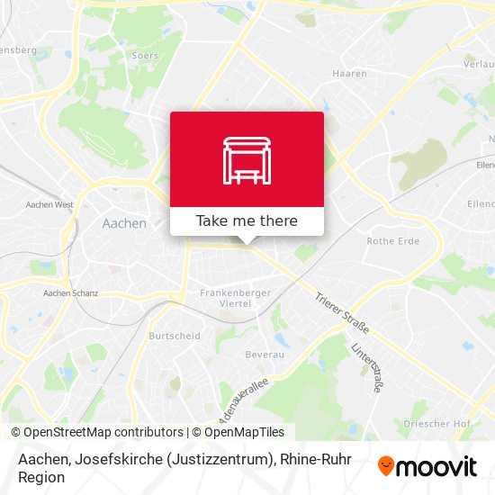 Aachen, Josefskirche (Justizzentrum) map