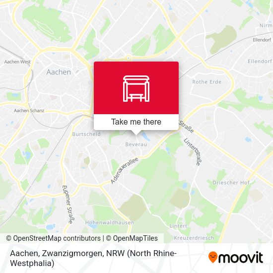 Карта Aachen, Zwanzigmorgen