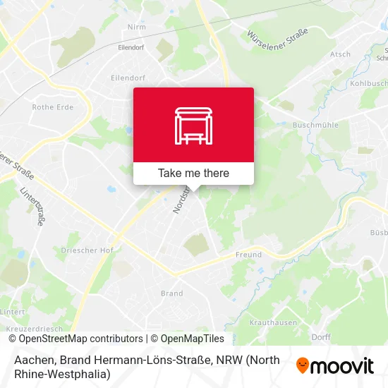 Карта Aachen, Brand Hermann-Löns-Straße