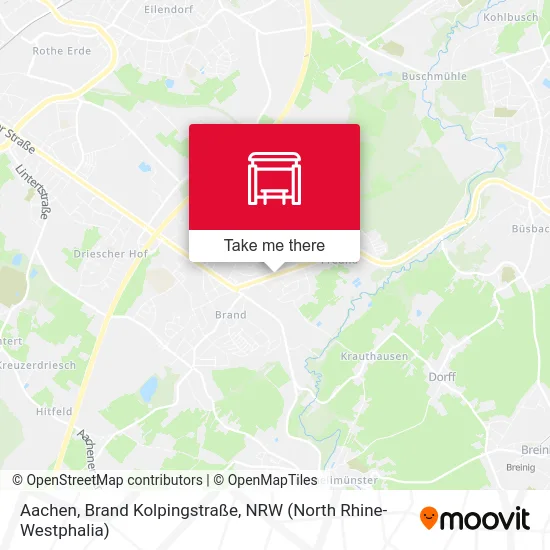 Карта Aachen, Brand Kolpingstraße