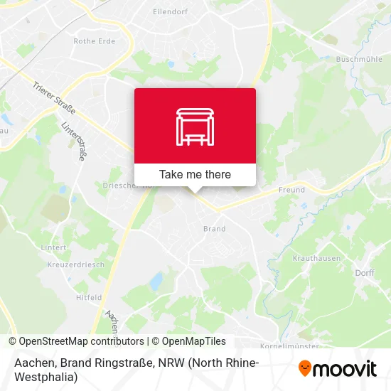 Карта Aachen, Brand Ringstraße