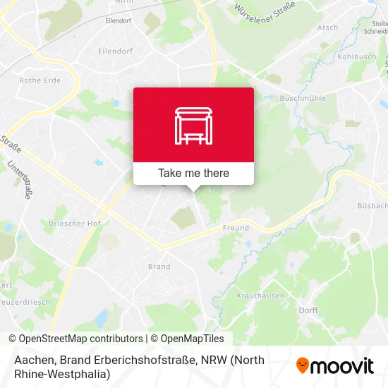 Карта Aachen, Brand Erberichshofstraße