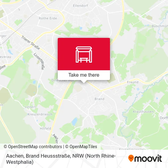 Карта Aachen, Brand Heussstraße