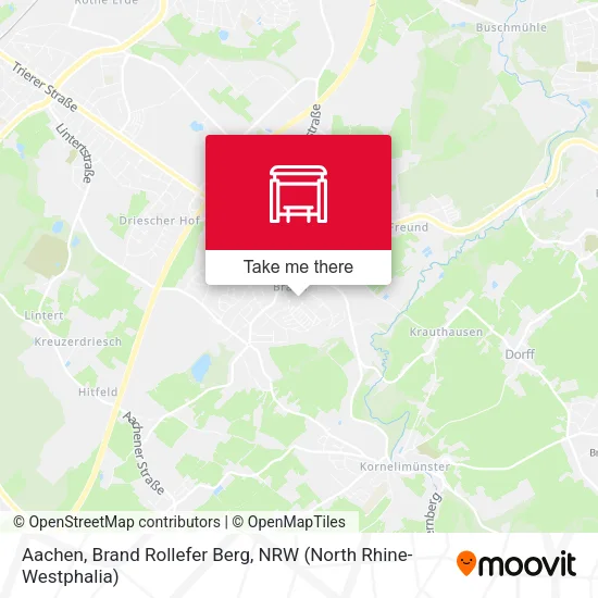 Карта Aachen, Brand Rollefer Berg