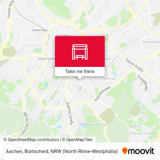 Карта Aachen, Burtscheid