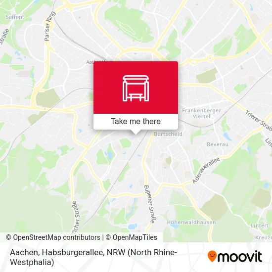 Карта Aachen, Habsburgerallee