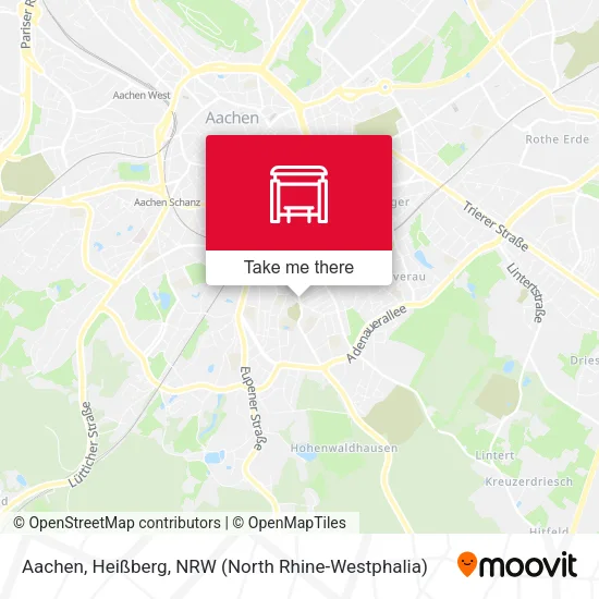 Карта Aachen, Heißberg