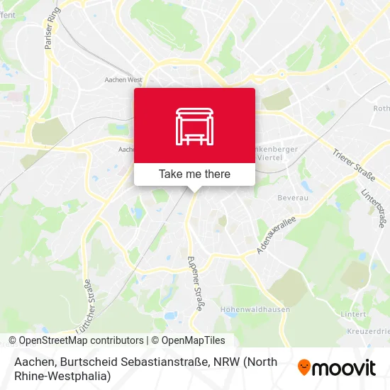 Карта Aachen, Burtscheid Sebastianstraße