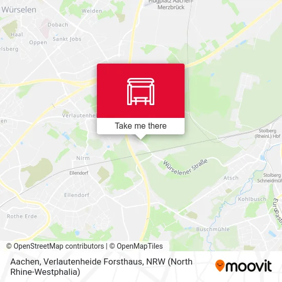 Aachen, Verlautenheide Forsthaus map