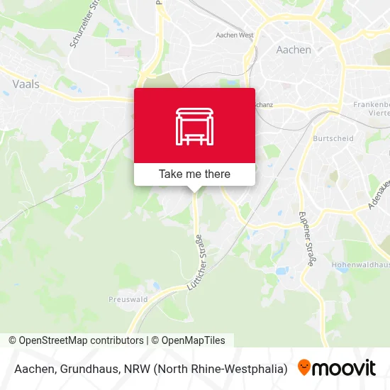 Aachen, Grundhaus map