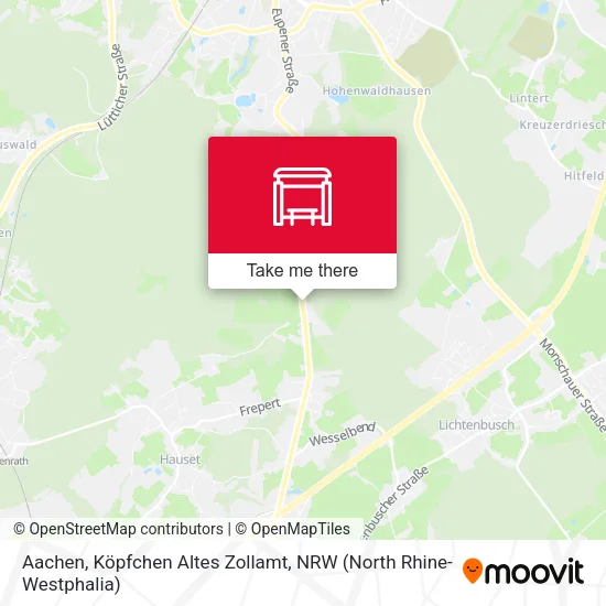Карта Aachen, Köpfchen Altes Zollamt