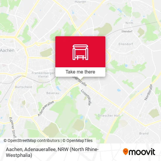 Карта Aachen, Adenauerallee