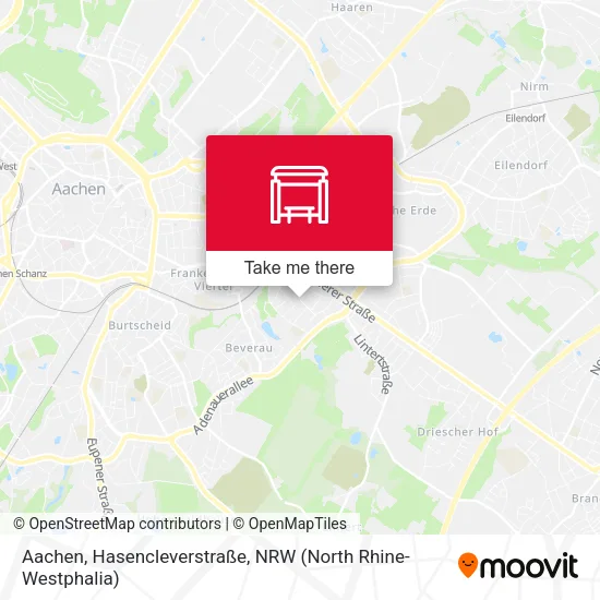 Карта Aachen, Hasencleverstraße