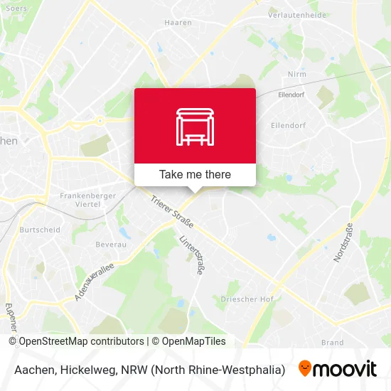 Aachen, Hickelweg map