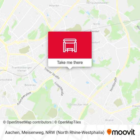 Aachen, Meisenweg map